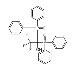 1,1-bis(diphenylphosphoryl)-2,2,2-trifluoroethanol结构式