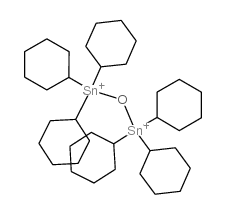 Oxybis[tricyclohexyltin(IV)] structure