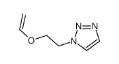 1-(2-ethenoxyethyl)triazole结构式