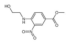4-(2-hydroxyethylamino)-3-nitro-benzoic acid methyl ester Structure