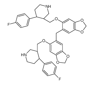 Methylene-Bis Paroxetine Dihydrochloride结构式