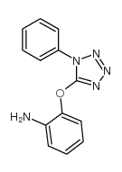 2-[(1-phenyl-1H-tetrazol-5-yl)oxy]aniline结构式
