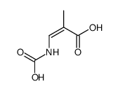 3-(carboxyamino)-2-methylprop-2-enoic acid Structure