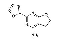2-(furan-2-yl)-5,6-dihydrofuro[2,3-d]pyrimidin-4-amine Structure