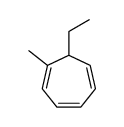 7-ethyl-1-methylcyclohepta-1,3,5-triene Structure