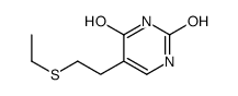 5-(2-ethylsulfanylethyl)-1H-pyrimidine-2,4-dione Structure