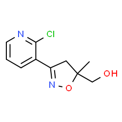 3-(2-chloropyridin-3-yl)-5-Methyl-4,5-dihydroisoxazol-5-yl)Methanol结构式