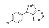 3-(4-chlorophenyl)triazolo[4,5-b]pyridine Structure