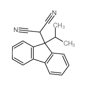 2-(9-propan-2-ylfluoren-9-yl)propanedinitrile Structure