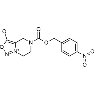 5-(((4-Nitrobenzyl)oxy)carbonyl)-3,3a,4,5,6,7-hexahydro-[1,2,3]oxadiazolo[3,4-a]pyrazin-8-ium-3-olate Structure