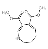 3,4-Azocinedicarboxylicacid, 1,6,7,8-tetrahydro-, 3,4-dimethyl ester结构式