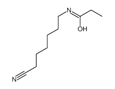 N-(6-cyanohexyl)propanamide结构式