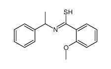 2-methoxy-N-(1-phenylethyl)benzenecarbothioamide结构式