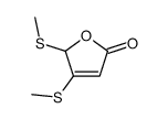 2,3-bis(methylsulfanyl)-2H-furan-5-one结构式