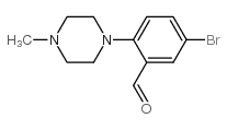 5-BROMO-2-(4-METHYLPIPERAZIN-1-YL)-BENZALDEHYDE picture