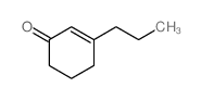 2-Cyclohexen-1-one,3-propyl- Structure