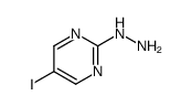 (5-iodopyrimidin-2-yl)hydrazine结构式