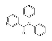N,N-diphenylpyridine-3-carboxamide结构式