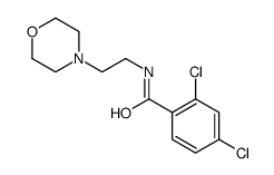 2,4-dichloro-N-(2-morpholin-4-ylethyl)benzamide Structure