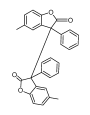 5,5'-dimethyl-3,3'-diphenyl-3,3'-bibenzo-[b]furan-2,2'-(3H,3'H)-dione结构式