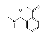 N,N-dimethyl-2-(methylsulfinyl)benzamide Structure