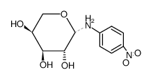 N-p-Nitrophenyl-L-arabinosylamin结构式