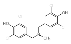 2,6-dichloro-4-[[(3,5-dichloro-4-hydroxy-phenyl)methyl-methyl-amino]methyl]phenol picture