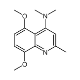 5,8-dimethoxy-N,N,2-trimethylquinolin-4-amine结构式