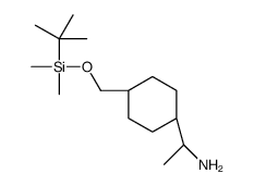 (R)-1-[4-(tert-Butyldimethylsilyloxymethyl)cyclohexyl]ethan-1-amine结构式