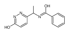N-[1-(6-oxo-1H-pyridazin-3-yl)ethyl]benzamide结构式