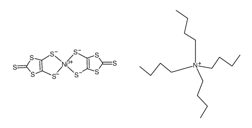 TETRA-N-BUTYLAMMONIUM BIS(1,3-DITHIOLE-2-THIONE-4,5-DITHIOLATO) NICKEL (III) COMPLEX picture