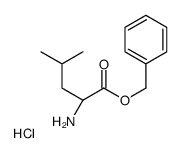 (R)-Benzyl 2-amino-4-methylpentanoate hydrochloride structure