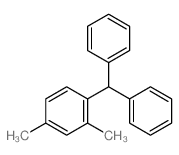 1-benzhydryl-2,4-dimethyl-benzene结构式