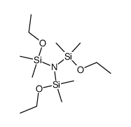 Tris-(aethoxy-dimethyl-silyl)-amin结构式