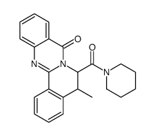 3-(3-methyl-1-oxo-1-piperidin-1-ylbutan-2-yl)-2-phenylquinazolin-4-one Structure
