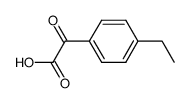 2-(4-Ethylphenyl)-2-oxoacetic acid Structure