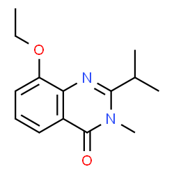 4(3H)-Quinazolinone,8-ethoxy-3-methyl-2-(1-methylethyl)- structure