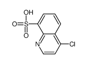 8-Quinolinesulfonic acid,4-chloro- Structure