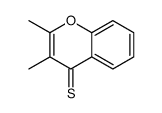 2,3-dimethylchromene-4-thione Structure