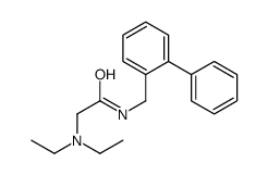 2-(diethylamino)-N-[(2-phenylphenyl)methyl]acetamide Structure