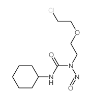 1-[2-(2-chloroethoxy)ethyl]-3-cyclohexyl-1-nitroso-urea结构式