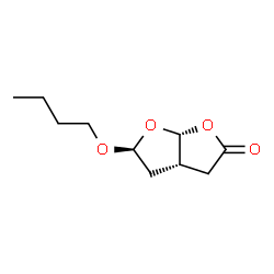 Furo[2,3-b]furan-2(3H)-one, 5-butoxytetrahydro-, (3aR,5R,6aS)-rel- (9CI) Structure
