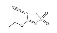 Ethyl 1-Azido-N-(methanesulfonyl)formimidate结构式