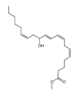 methyl 12-hydroxy-5(Z),8(Z),10(E),14(Z)-eicosatetraenoate Structure