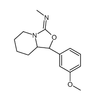 (1S,8aR)-1-(3-methoxyphenyl)-N-methyl-1,5,6,7,8,8a-hexahydro-[1,3]oxazolo[3,4-a]pyridin-3-imine Structure