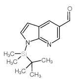 1H-Pyrrolo[2,3-b]pyridine-5-carboxaldehyde, 1-[(1,1-dimethylethyl)dimethylsilyl]- picture