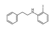 N-β-phenethyl-o-iodoaniline Structure