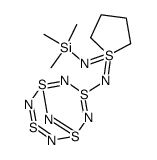 3-[[1-(Trimethylsilylimino)-1λ6-thiacyclopentyliden]amino]-1λ4,3λ4,5λ4,7λ4-tetrathia-2,4,6,8,9-pentaazabicyclo[3.3.1]nona-1,3,5(9),6,7-pentaen Structure