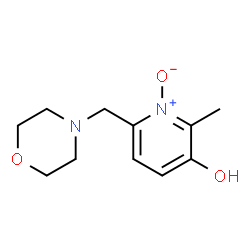 3-Pyridinol, 2-methyl-6-(4-morpholinylmethyl)-, 1-oxide (9CI) Structure