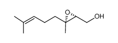 (2R,3R)-2,3-epoxygeraniol Structure